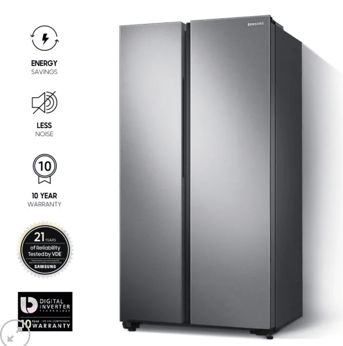 Samsung 635L Side-By-Side Refrigerator